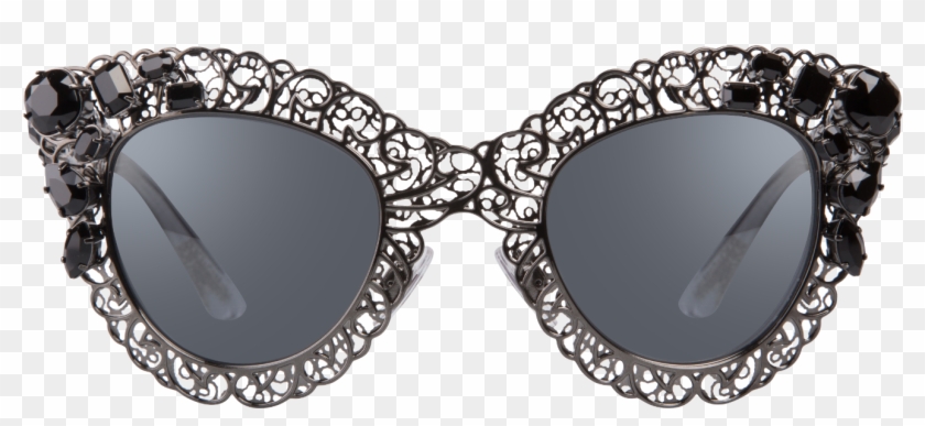 Dolce & Gabbana - Dolce Gabbana Rhinestone D&g Glasses Clipart #328409