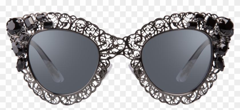 Dolce & Gabbana - Dolce Gabbana Rhinestone D&g Glasses Clipart