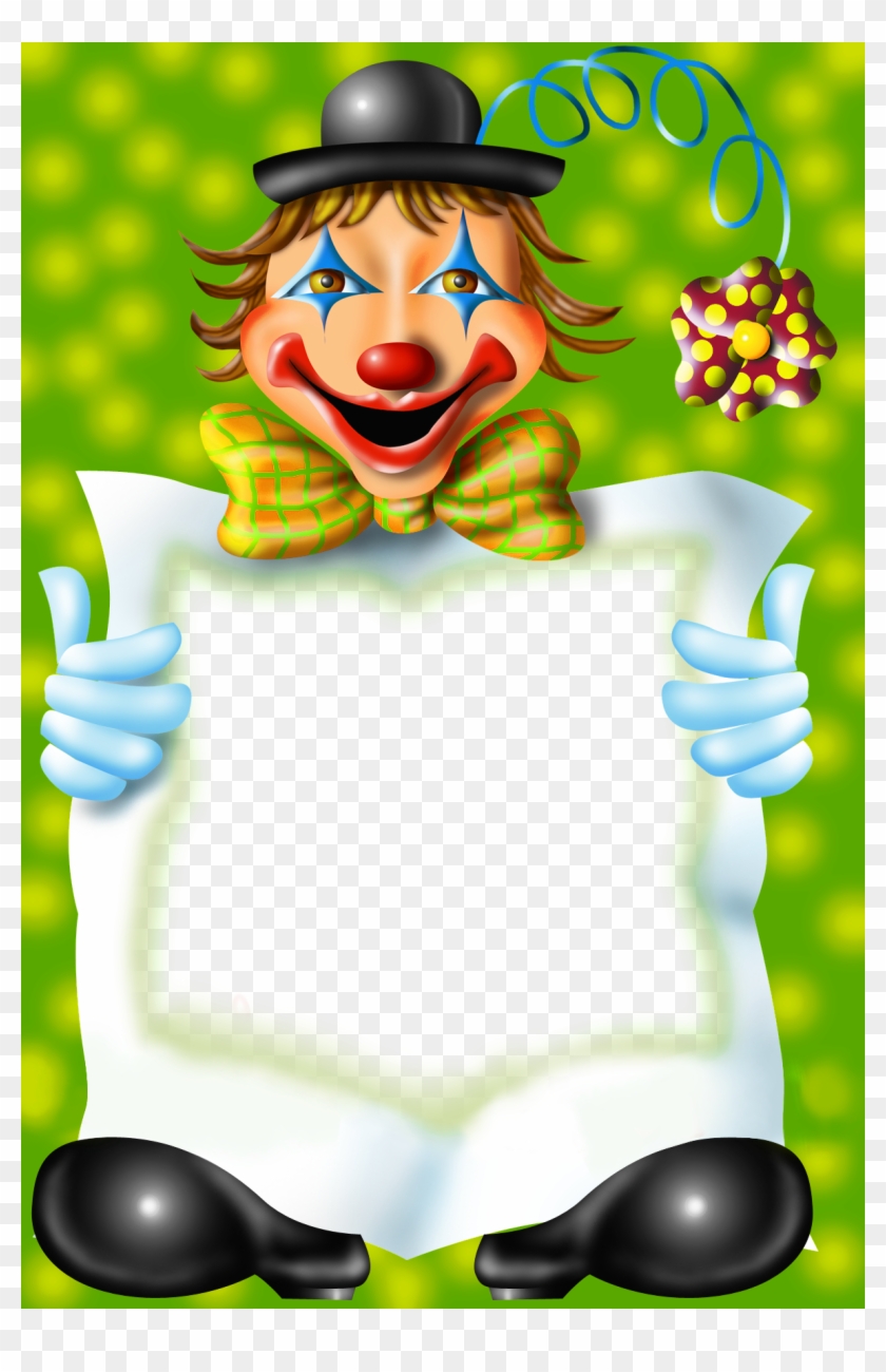 Clown Transparent Png Photo Frame - Clown Frames Png Clipart