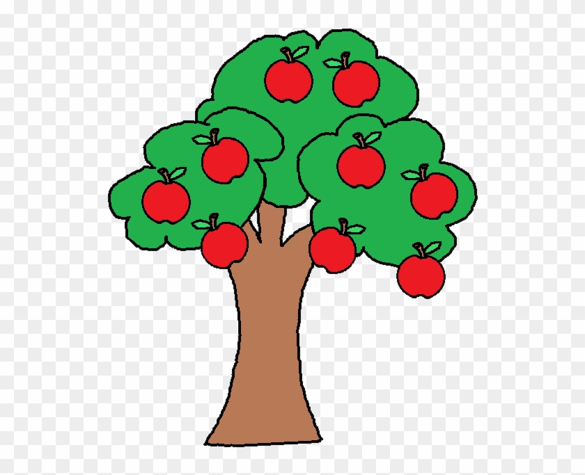 Picture Library - Tree With Apples Clipart - Png Download #328903