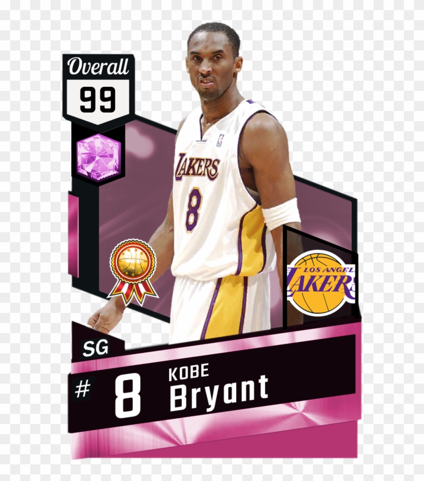 Kobe Bryant Myteam Pink Diamond Card - Pink Diamond Kobe 2k17 Clipart #328904