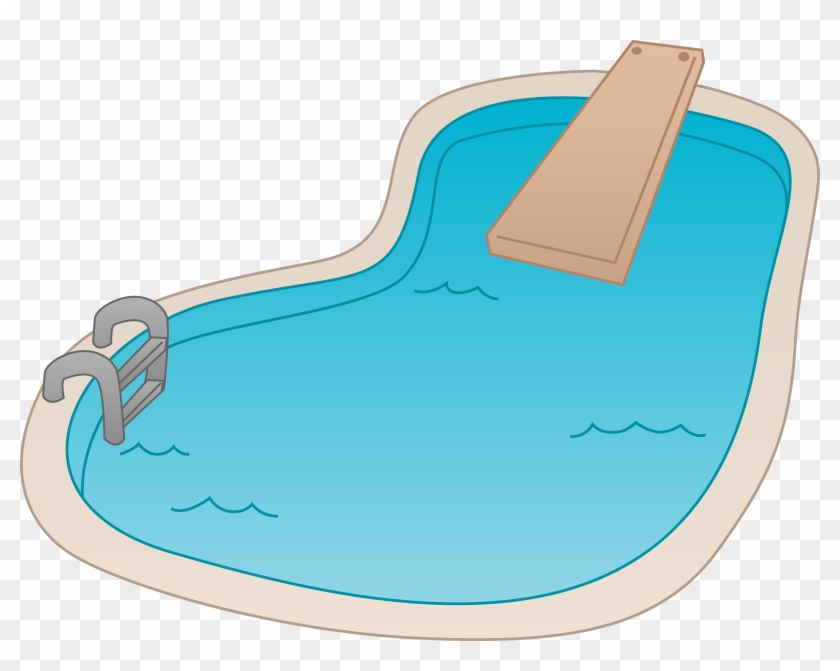 Kids Clipart Swimming Pool - Png Download #328983