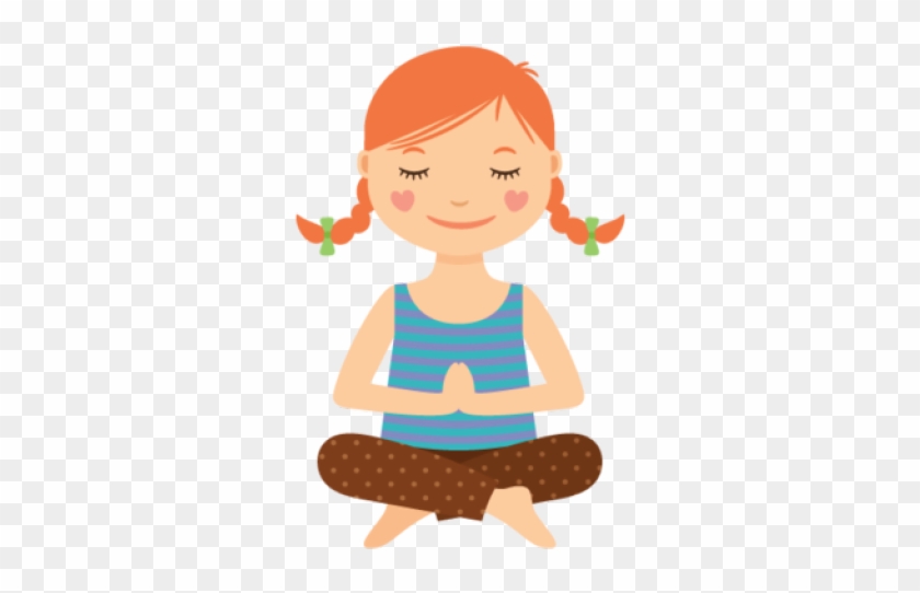Royalty Free Download Benefits Of Yoga Mindfulness - Child Yoga Cartoon Clipart
