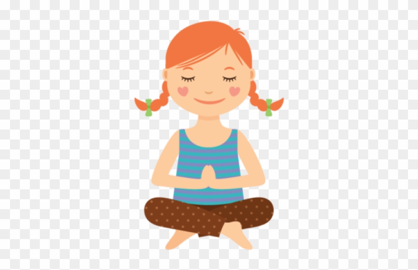 Royalty Free Download Benefits Of Yoga Mindfulness - Child Yoga Cartoon Clipart #329019