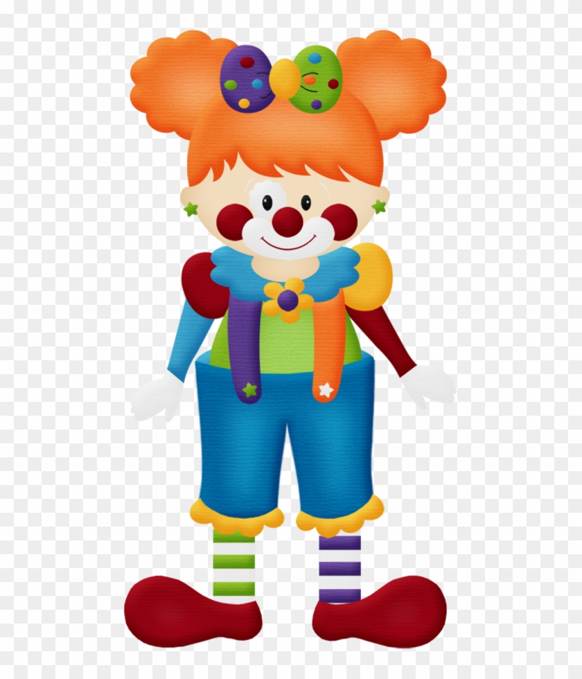 Aw Circus Clown Girl - Girl Clown Clipart - Png Download