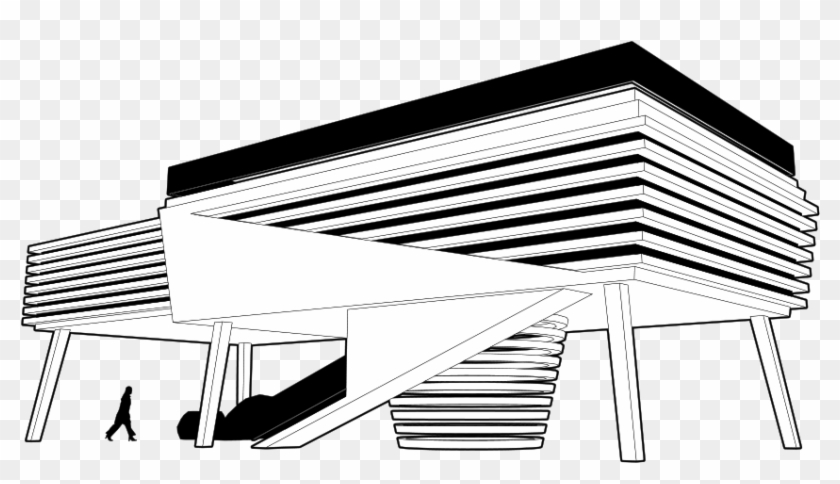 Flowers & Trees,buildings - Building Architecture Vector Clipart #329319