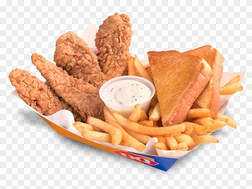 4 Piece Chicken Strip Basket From Dairy Queen Clipart