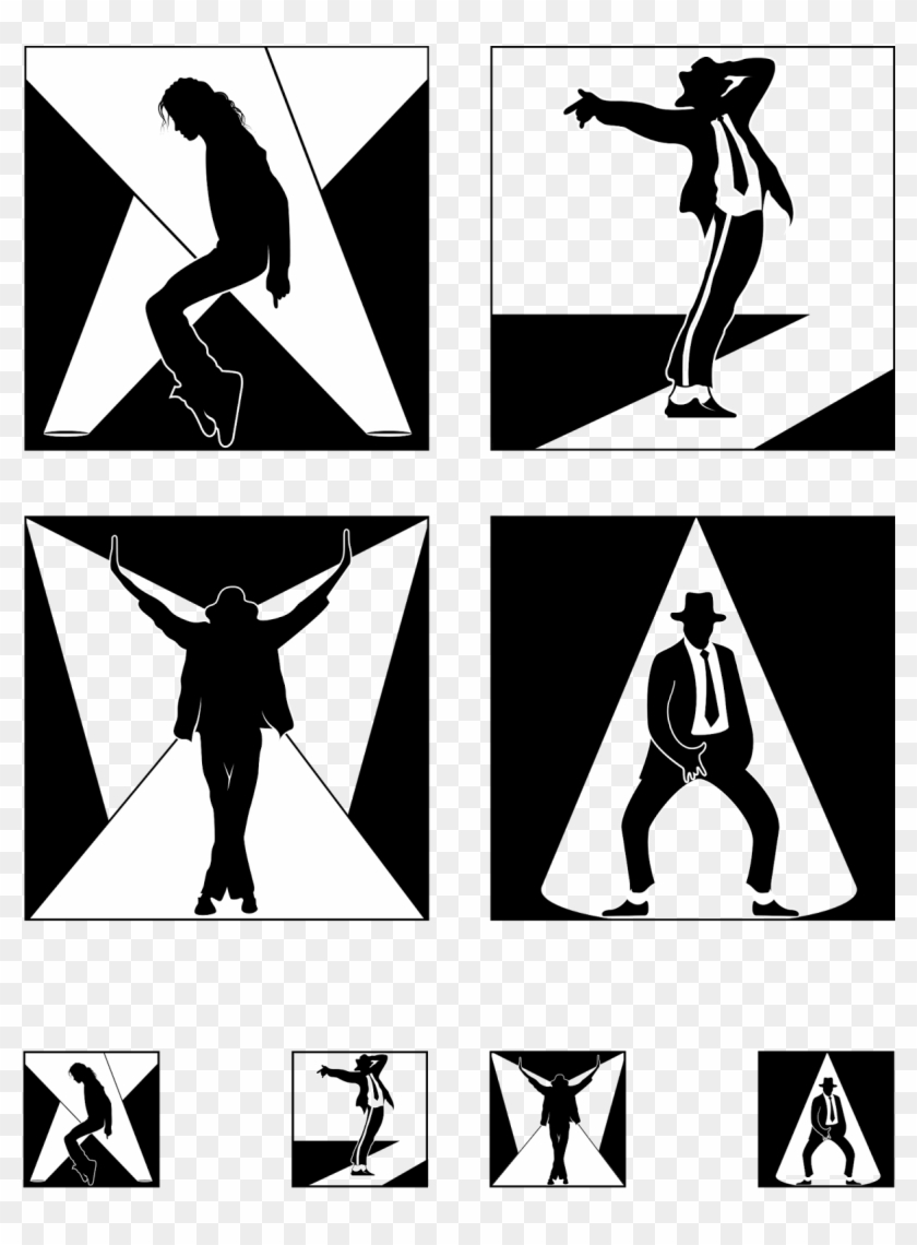 Here With Have Some Michael Jackson Icons Of Some Of - Graphic Design Clipart