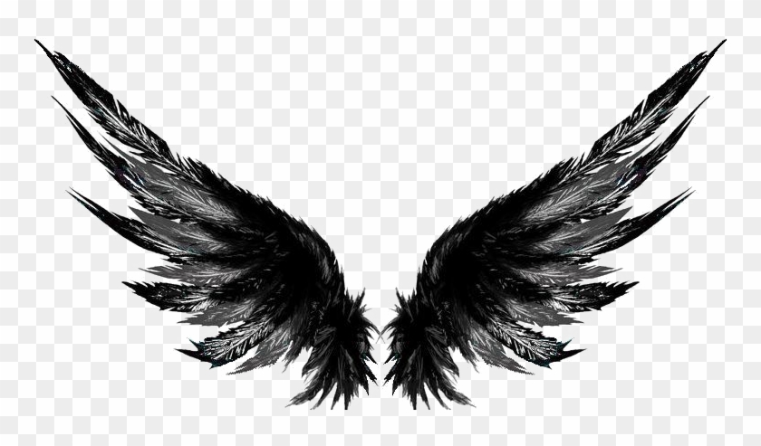 Raven Wing Tattoo Clipart #329631