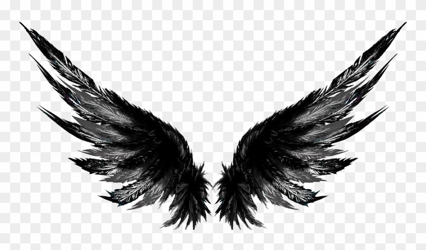 Raven Wing Tattoo Clipart #329631