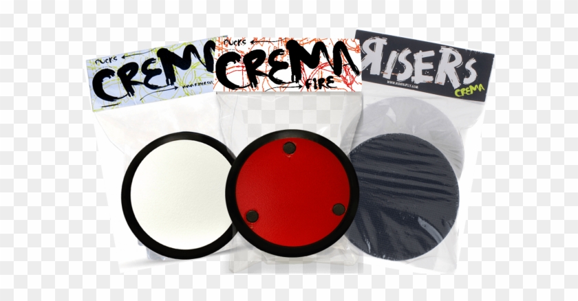 Ridersfly Crema Fire Pucks - Circle Clipart #329844