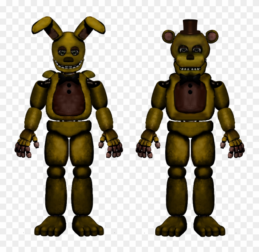 Artworkfreddy - Fnaf Spring Suits Freddy Fazbear's Pizza Clipart #3200010