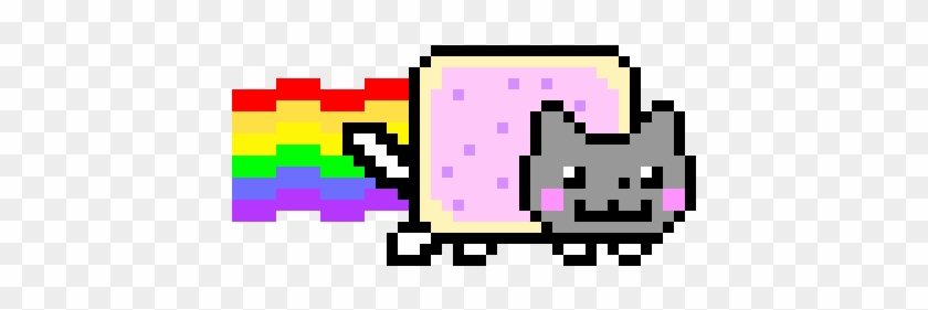 Nyan Cat - Nyan Cat Pixel Art Png Clipart