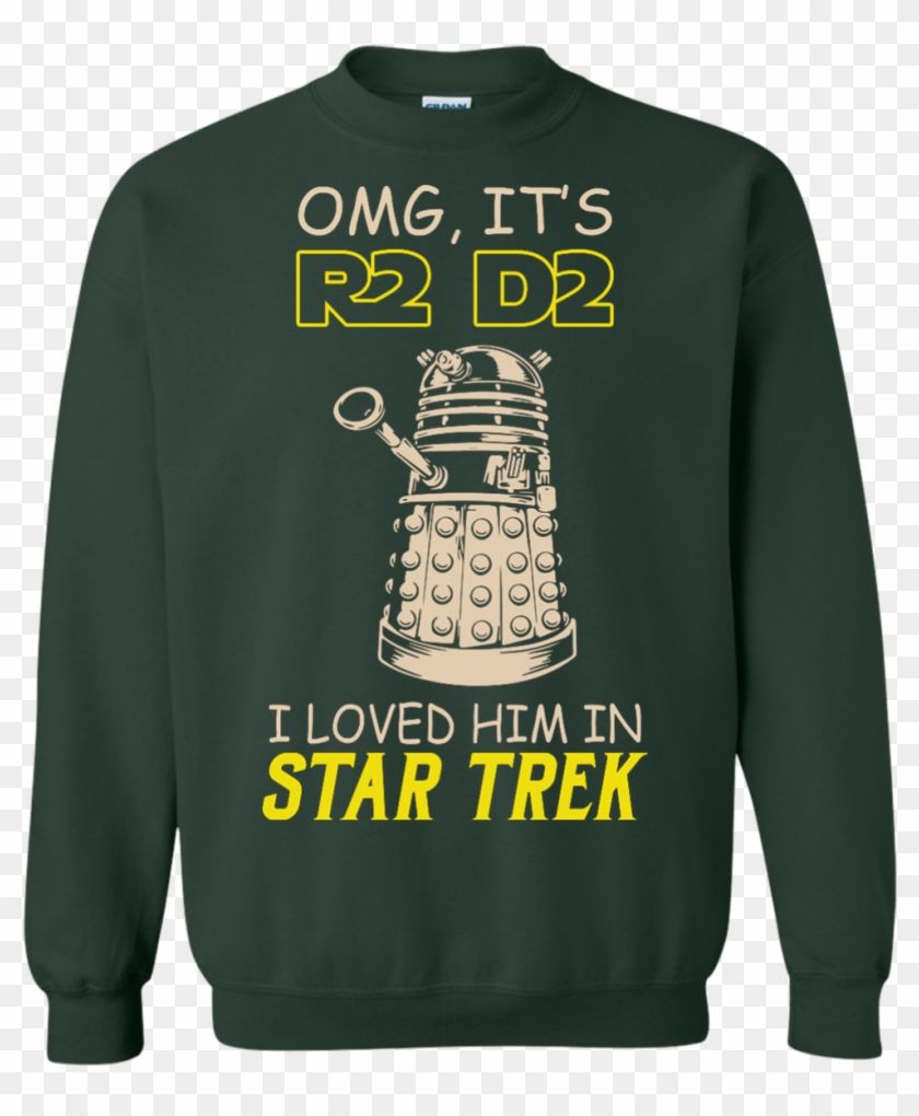 Image 443px Omg It's R2 D2 I Loved Him In Star Trek - Sweatshirt Clipart #3200477