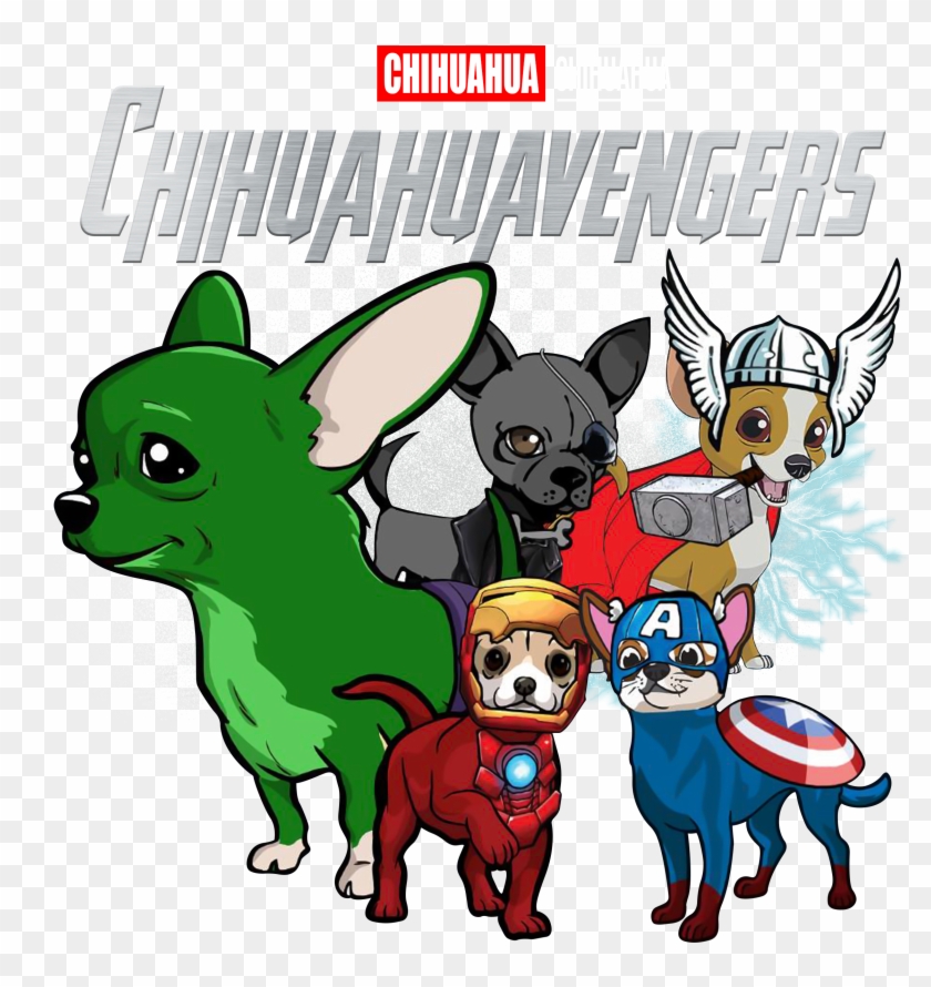 Chihuahua Avengers Clipart #3200616