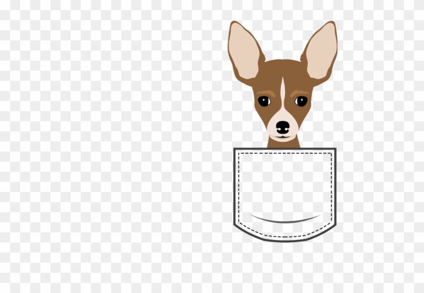 Chihuahua In Pocket Pocket Pet - Pocket Dog Png Clipart #3200652