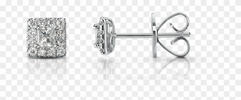 Princess Halo Promise Earrings - Earrings Clipart