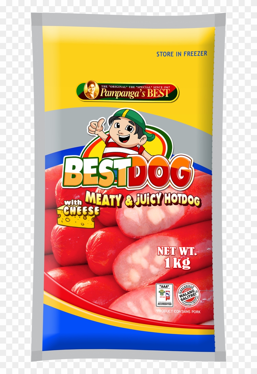 Bestdog Hotdog With Cheese 1kg - Knackwurst Clipart #3201389