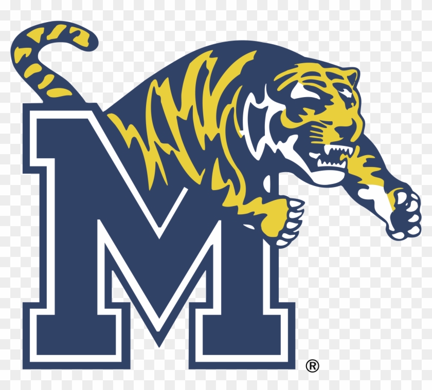 Memphis Transparent Svg Vector - Memphis Tigers Logo Png Clipart