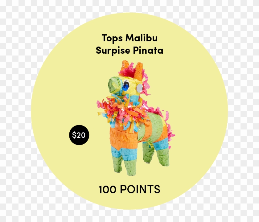 Tops Malibu Surprise Mini Tabletop Pinata - Cartoon Clipart