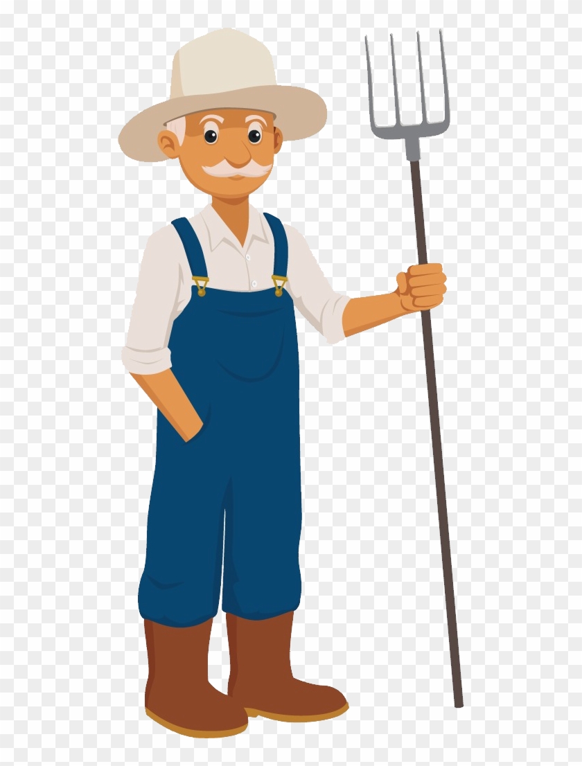 Farmer Png - Flat Farmer Png Clipart
