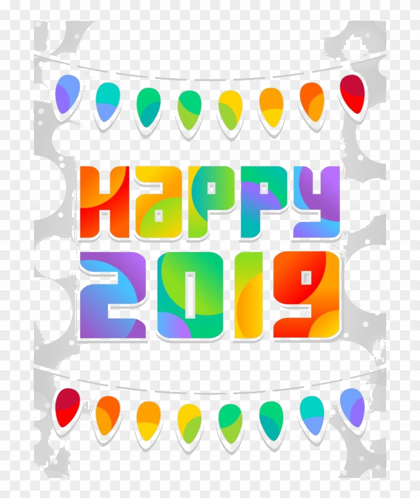 Happy,new Year As The Quote Says Description Happy - Animation Happy New Year 2019 Gif Clipart #3203930