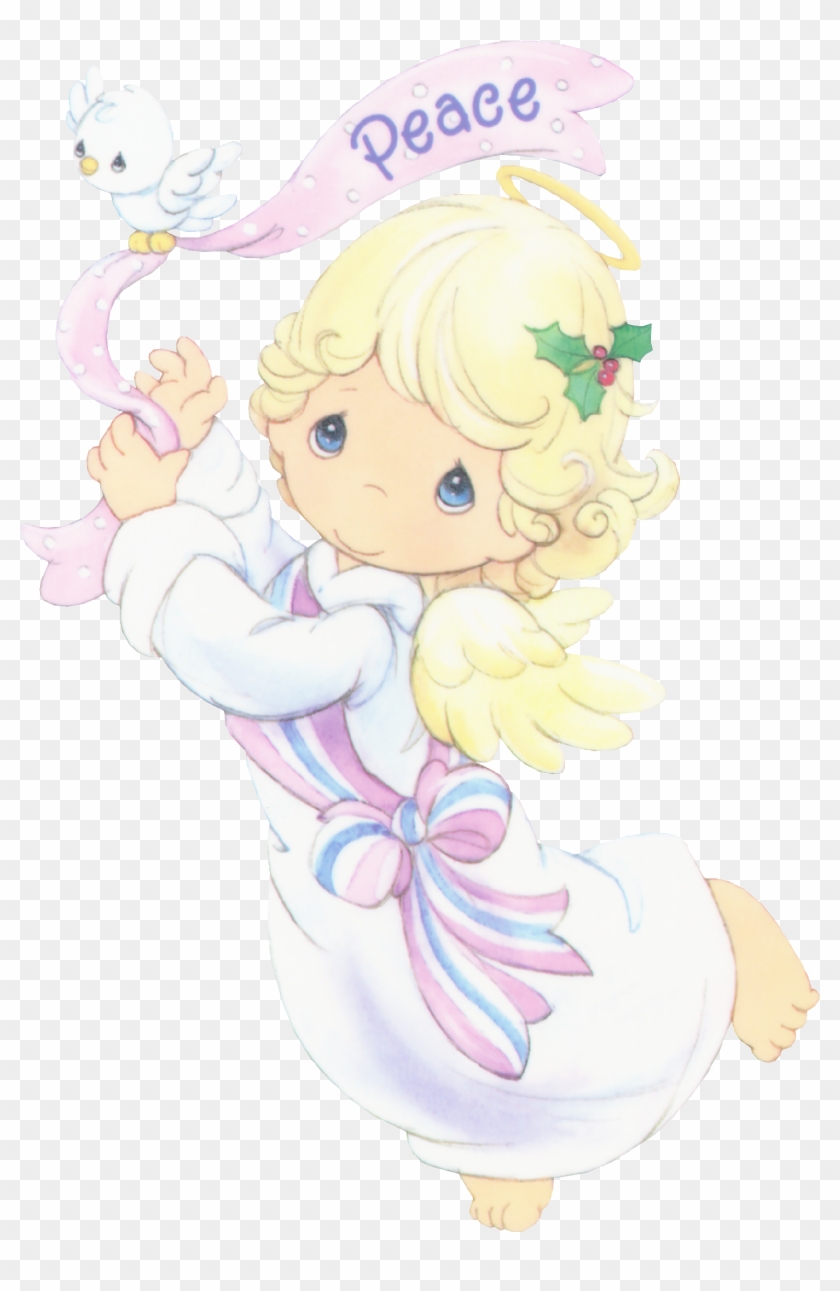 Snow Angel Clipart Group - Precious Moments Christmas Angels - Png Download