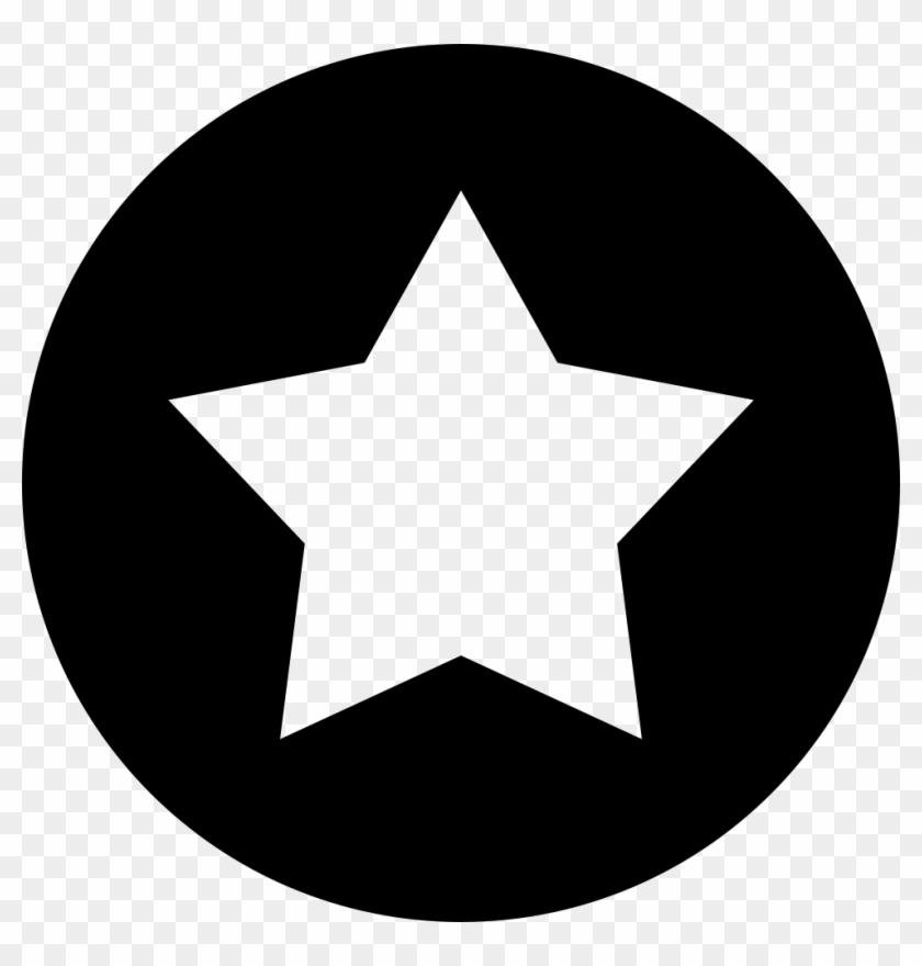 Free Shipping Comments - Circle With Star Icon Clipart
