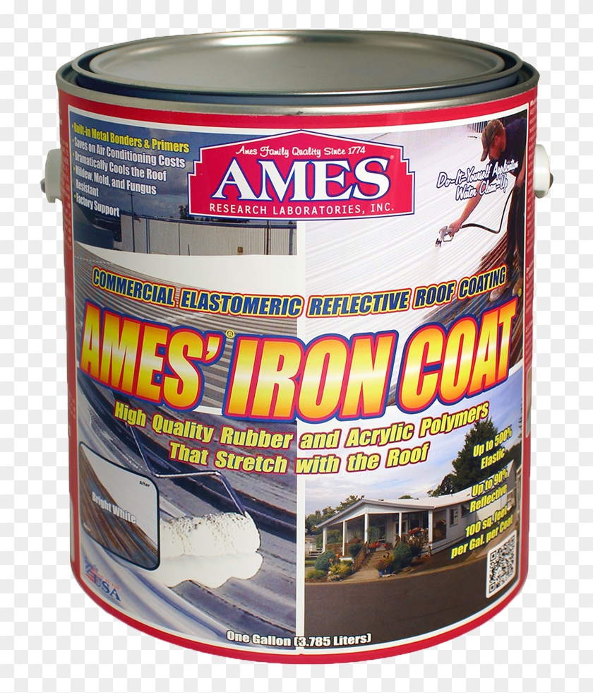 Ames'® Iron Coat® Metal Roof Paint - Ames Clipart #3205431