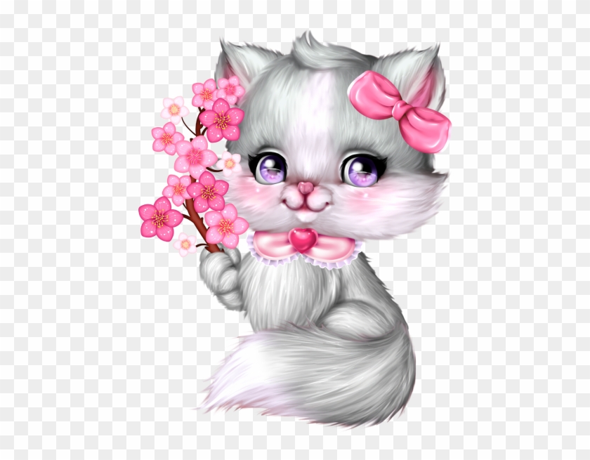 Kittysakura1 - Cartoon Clipart #3205436