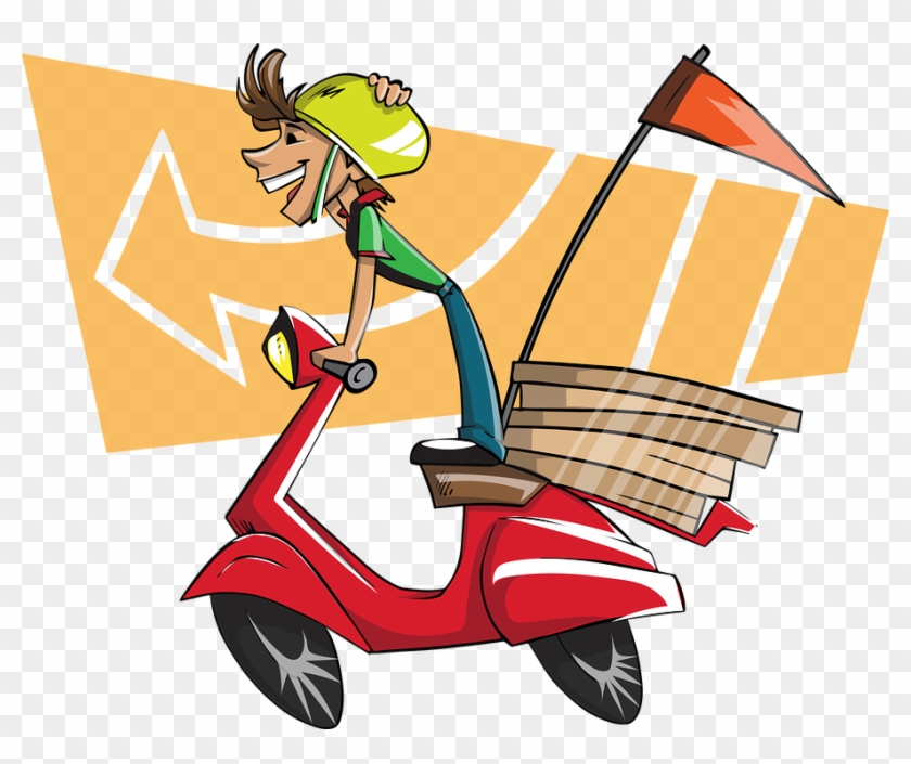Delivery Guy Boy Man - Delivery Staff Clipart