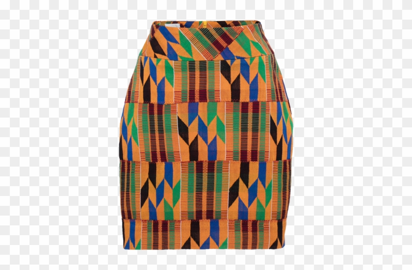 Kente Nº5 Mini Skirt Size Clipart