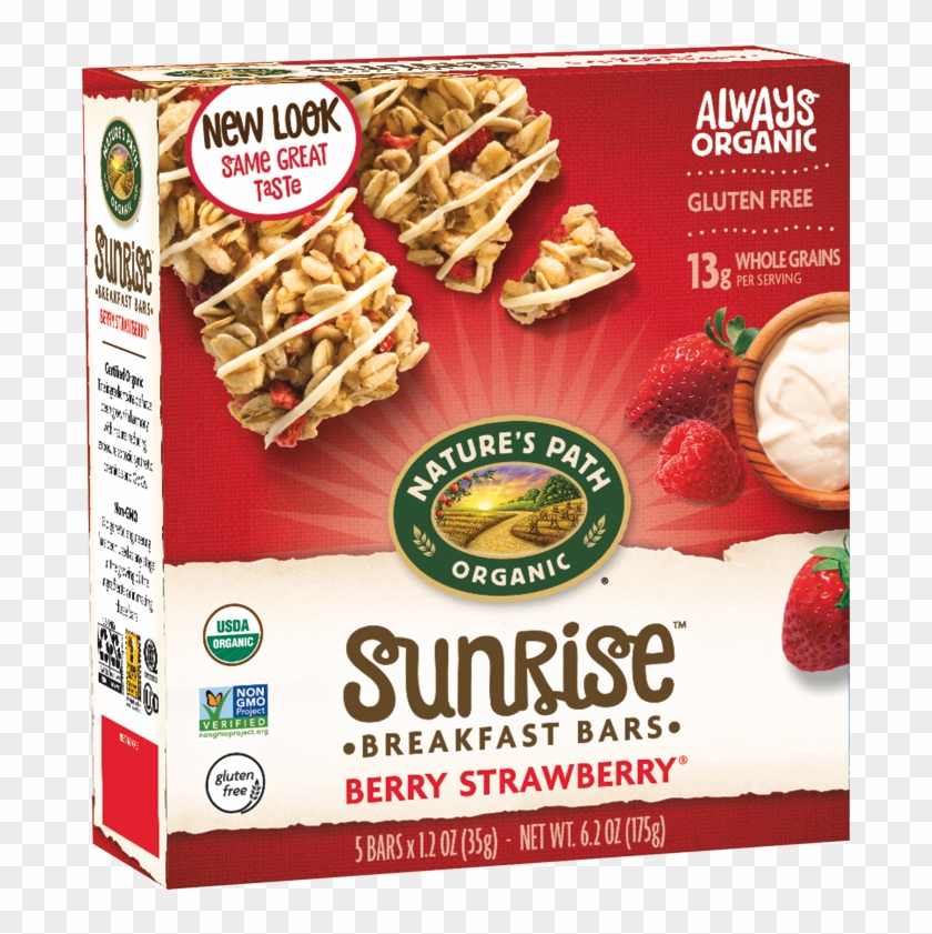 Nature's Path Sunrise Breakfast Bars Berry Strawberry Clipart #3206017