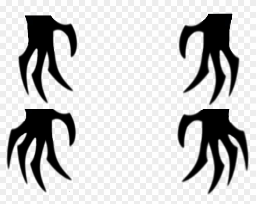 Drawing Hand Claw - Claw Hands Drawing Clipart #3206182