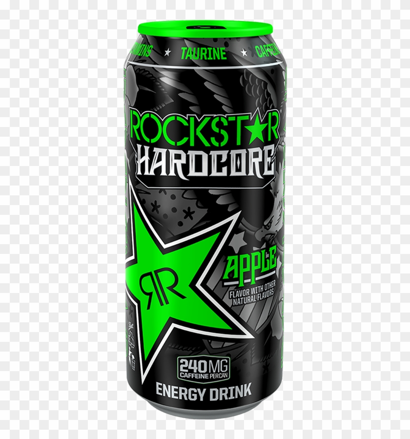 Rockstar Energy Drink Png - Rockstar Hardcore Apple Clipart #3206770