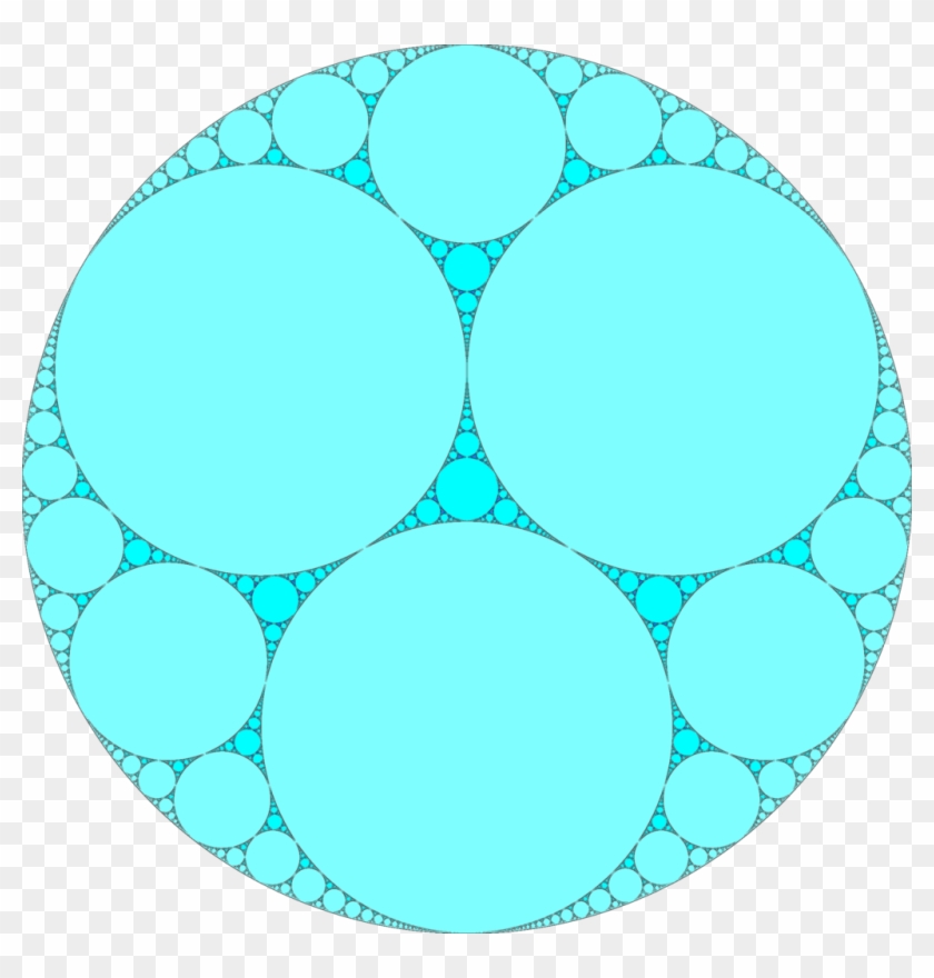 H3 I33 Uhs Plane At Infinity - Apollonian Gasket Hd Clipart #3206874