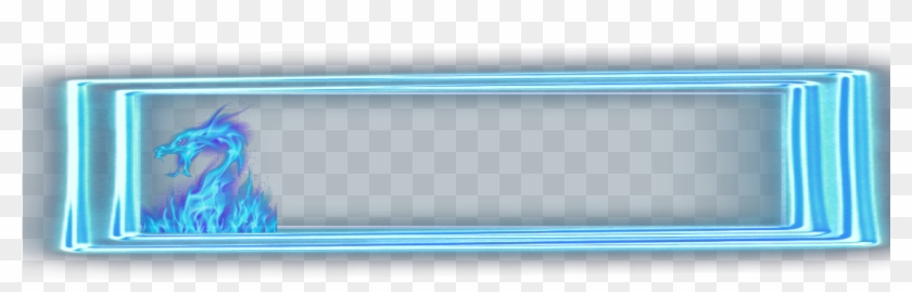 #border #borda #moldura #dragon #fire #blue - Fictional Character Clipart
