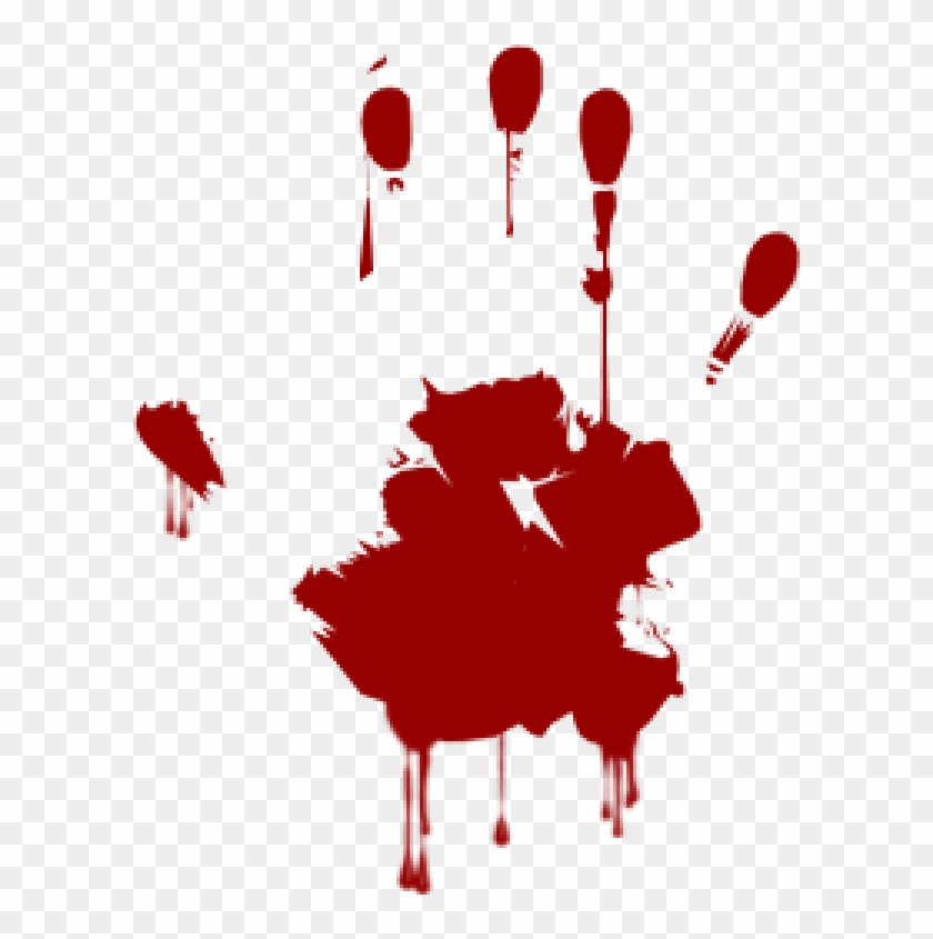 Hand Mark Blood Free Png Download - Blood Png Clipart