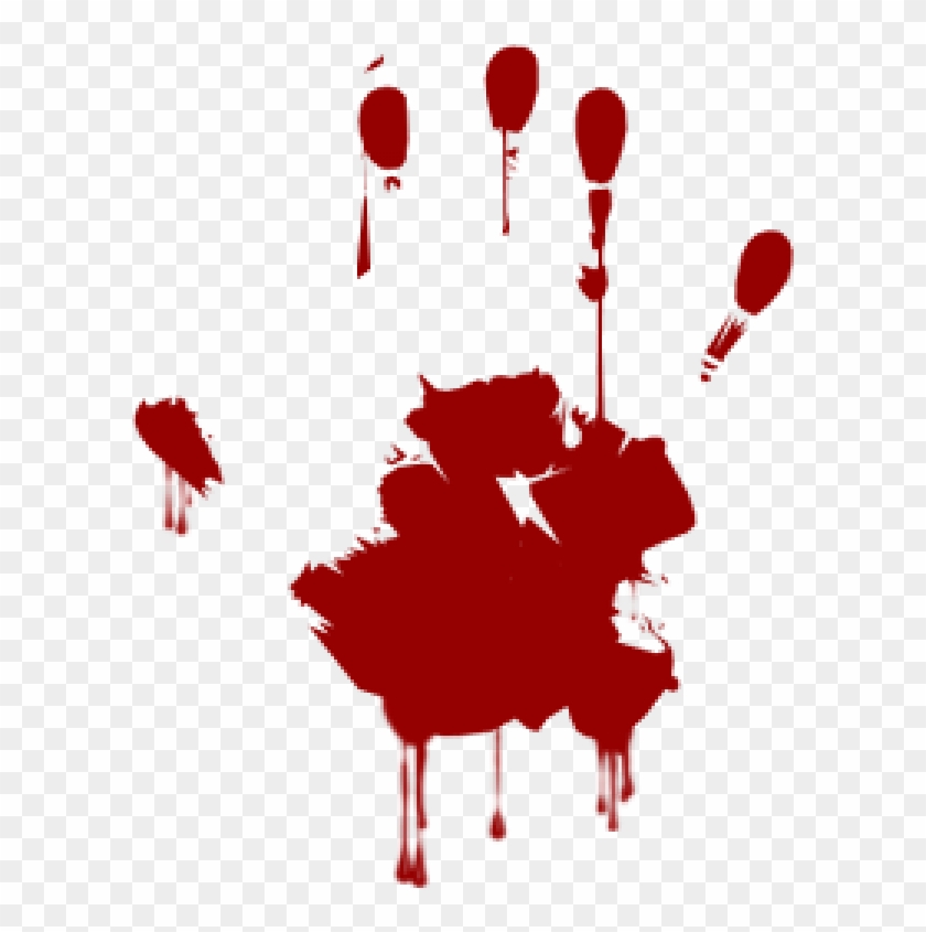 Hand Mark Blood Free Png Download - Blood Png Clipart #3207968