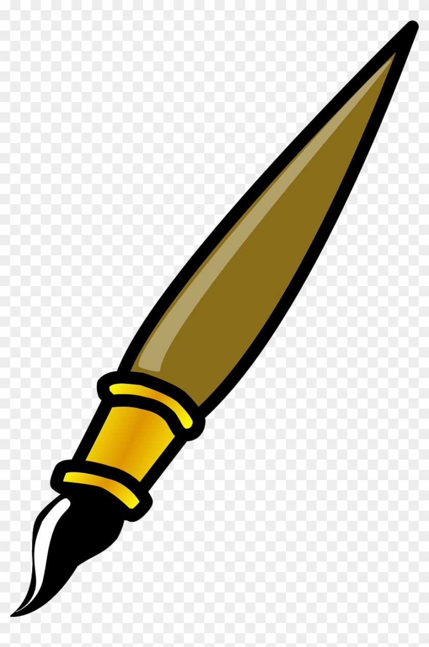 Brush Paint Painting Artist Png Image - Paint Brush Clip Art Transparent Png #3208050