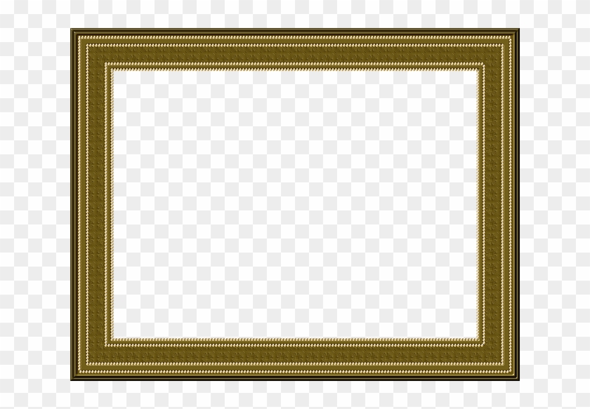 Picture Frame, Frame, Outline, Brown, Beads, Texture - Picture Frame Clipart #3208090