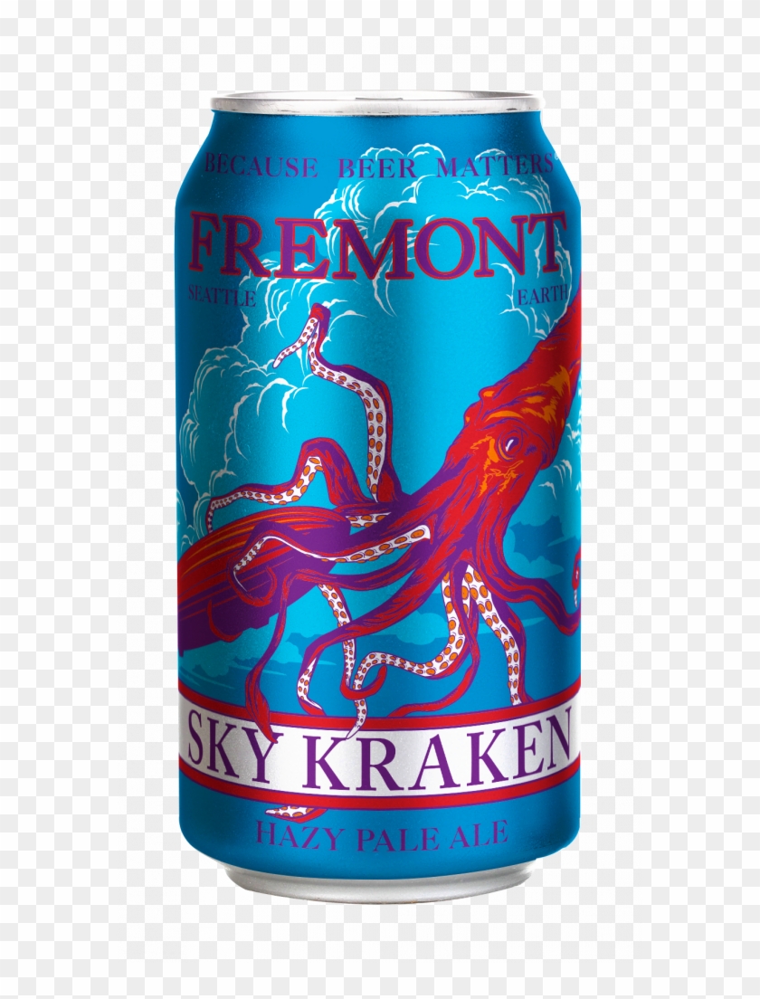 Fremont Brewing To Release Sky Kraken Hazy Pale Ale - Fremont Sky Kraken Clipart #3208650