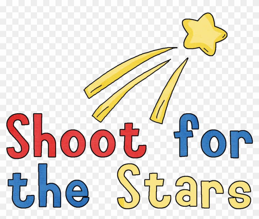 Shooting Stars Clip Art - Shoot For The Stars Clip Art - Png Download