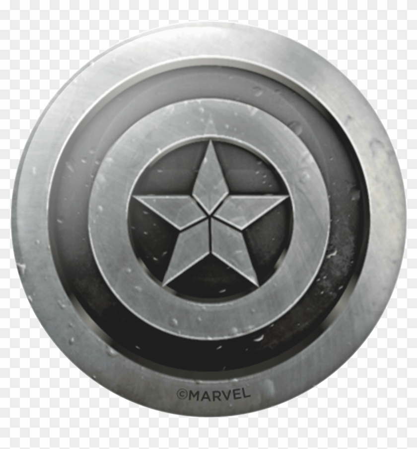 Captain America Monochrome - Popsocket Avengers Clipart