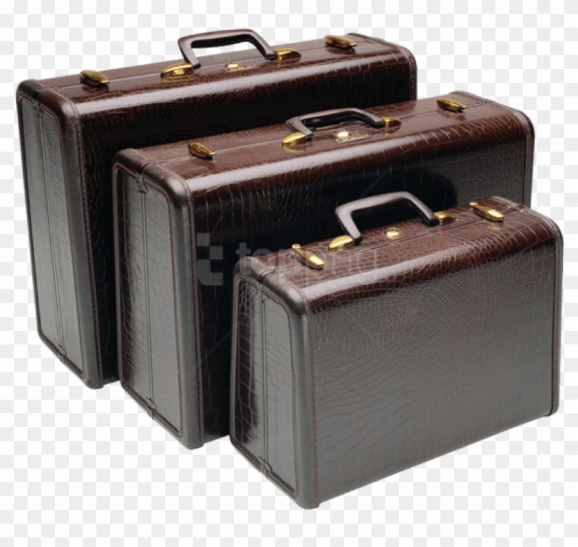 Free Png Download Leather Suitcasespicture Clipart - Briefcase Transparent Png