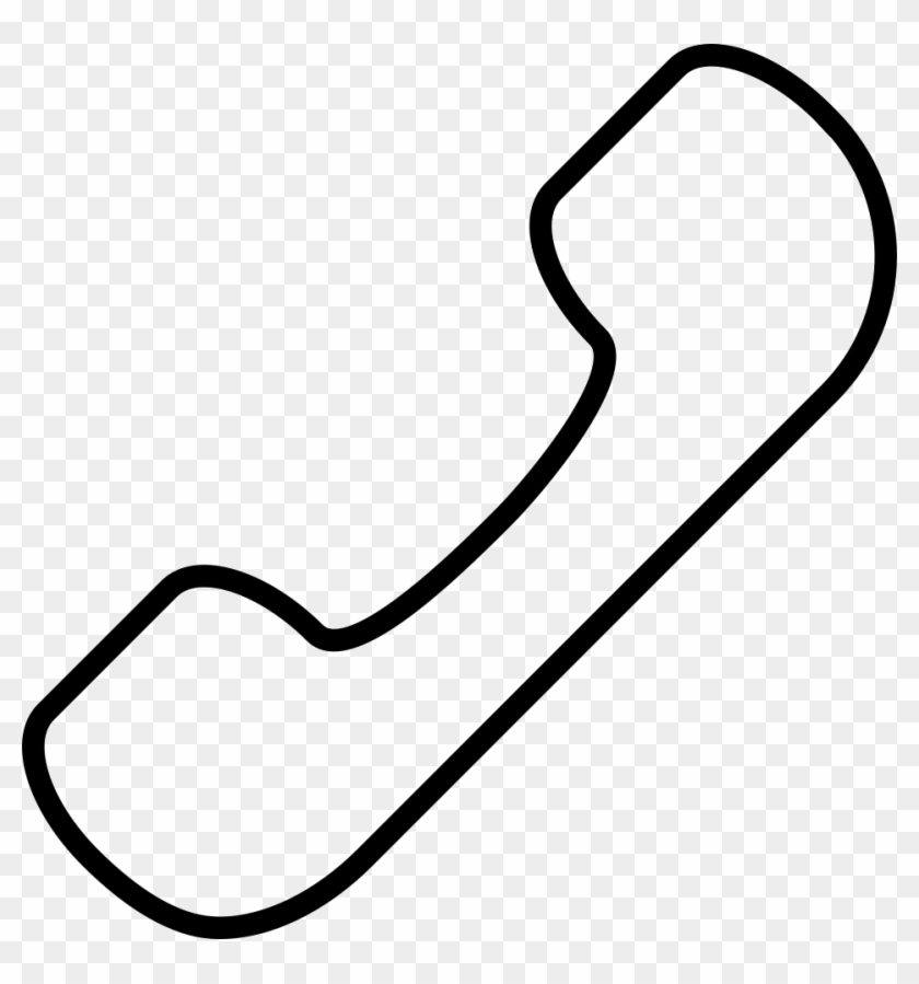 Telephone Outline Png - Phone Icon Outline Png Clipart #3210113