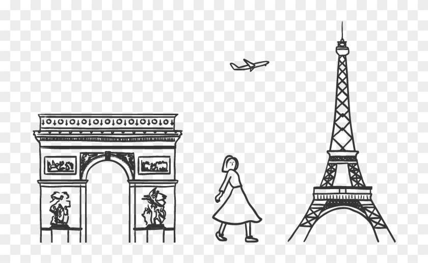 Paris Cartoon Png Transparent Clipart #3210233