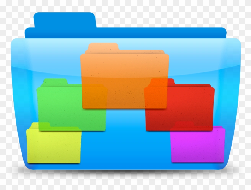 Mac Color Folder Icons Free - Icon Windows Active Directory Clipart