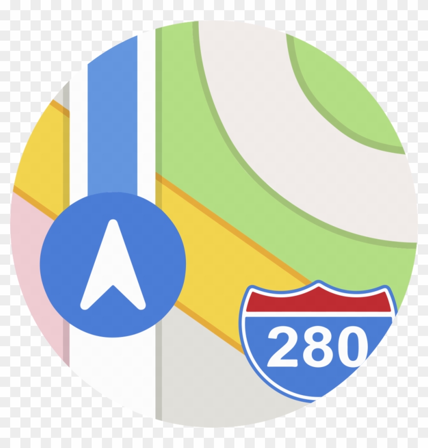 Get Started - Apple Maps Icon Clipart #3210401