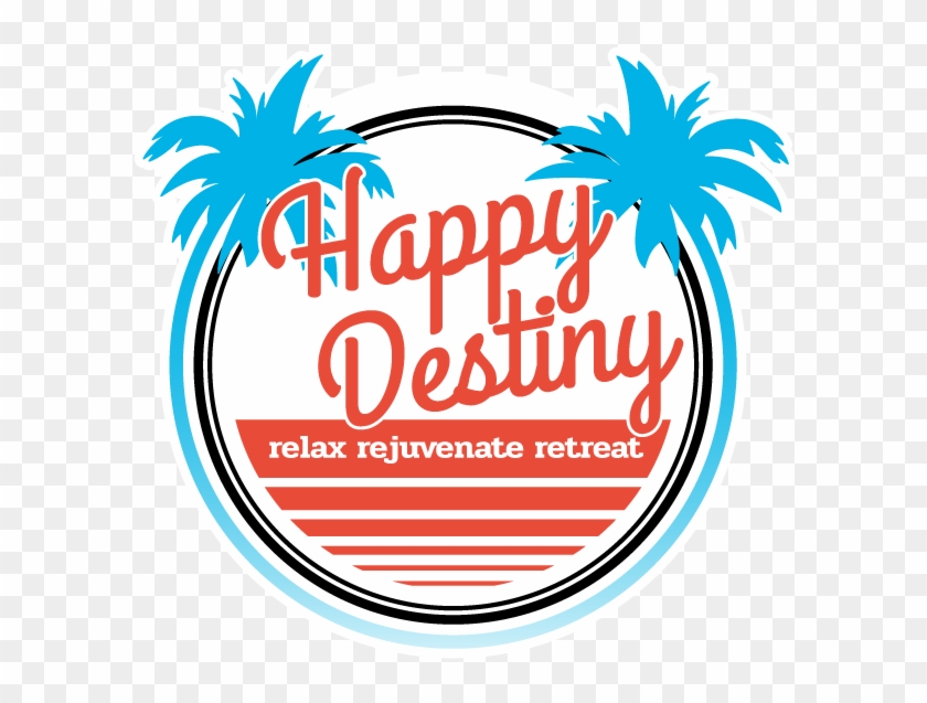 Happy Destiny Logo Outline Clipart